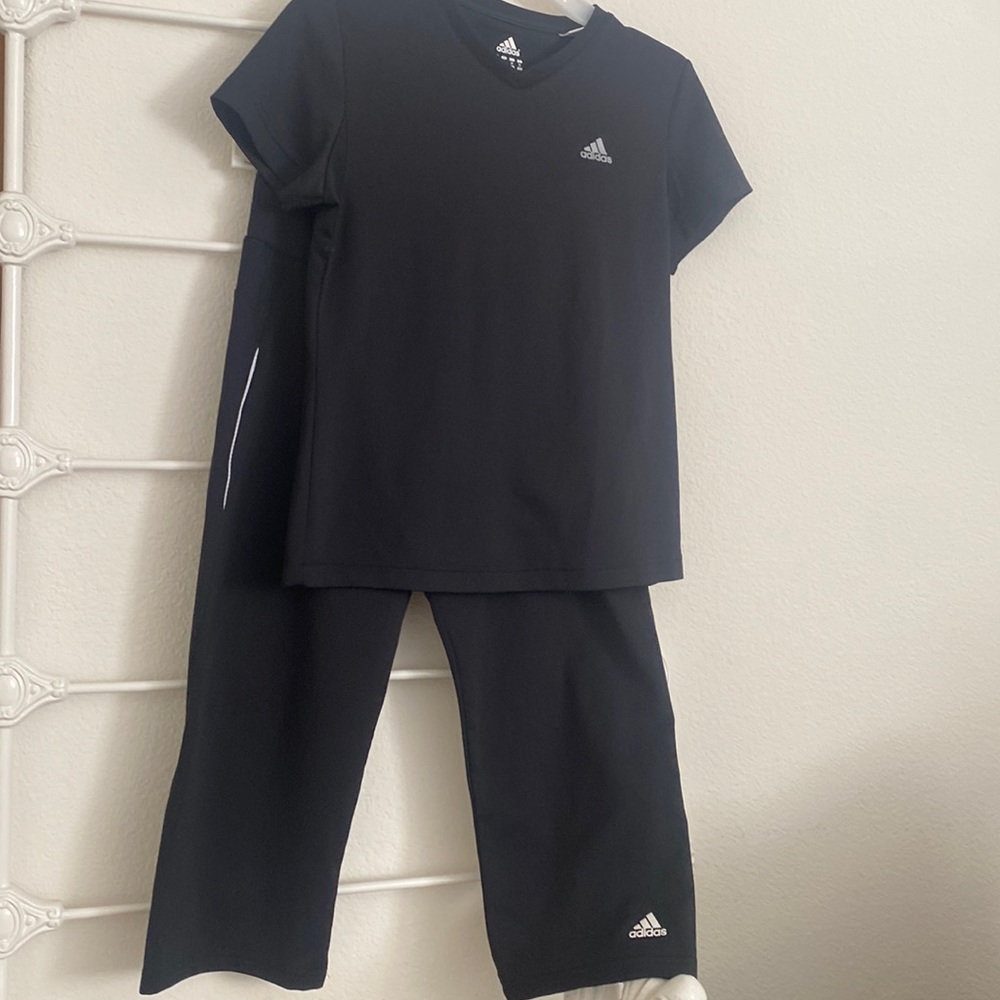 Adidas Work-Out Set Black & White SZ S NWOT